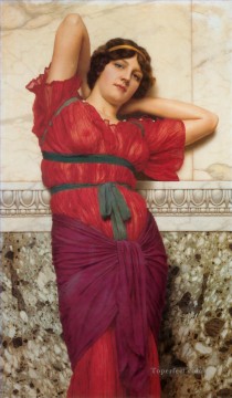 熟考 新古典主義の女性 ジョン・ウィリアム・ゴッドワード Oil Paintings